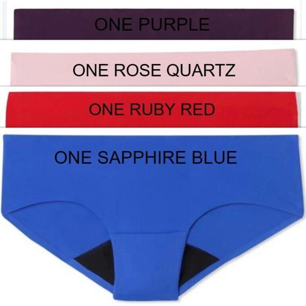 4 PAIR RUBY BLISS HIPSTER VARIETY LEAK PROOF PERIOD PROTECTION PANTIES WOMEN 2XL